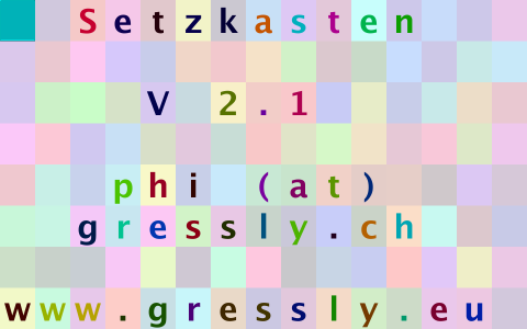 Setzkasten Screenshot